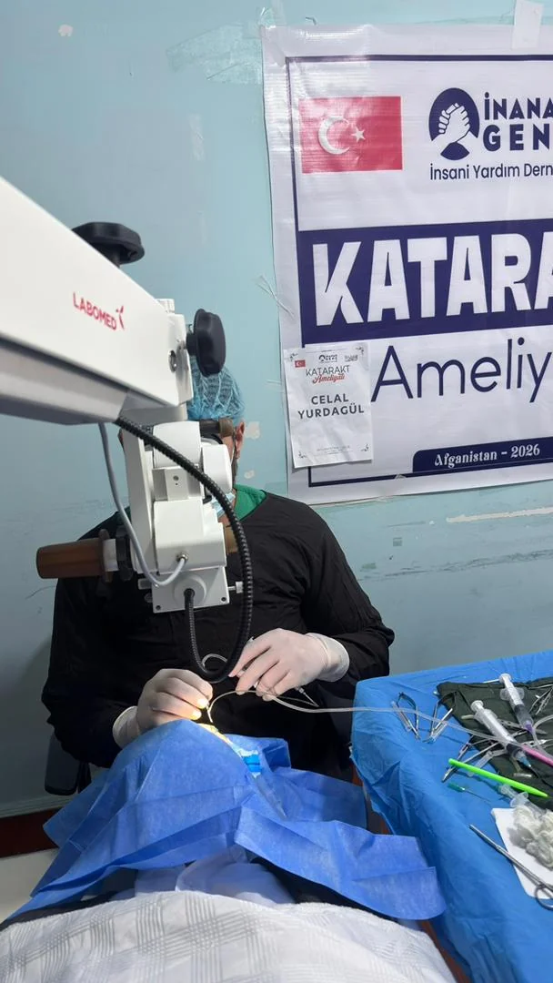 Afganistan’da katarakt ameliyatlarına destek olduk