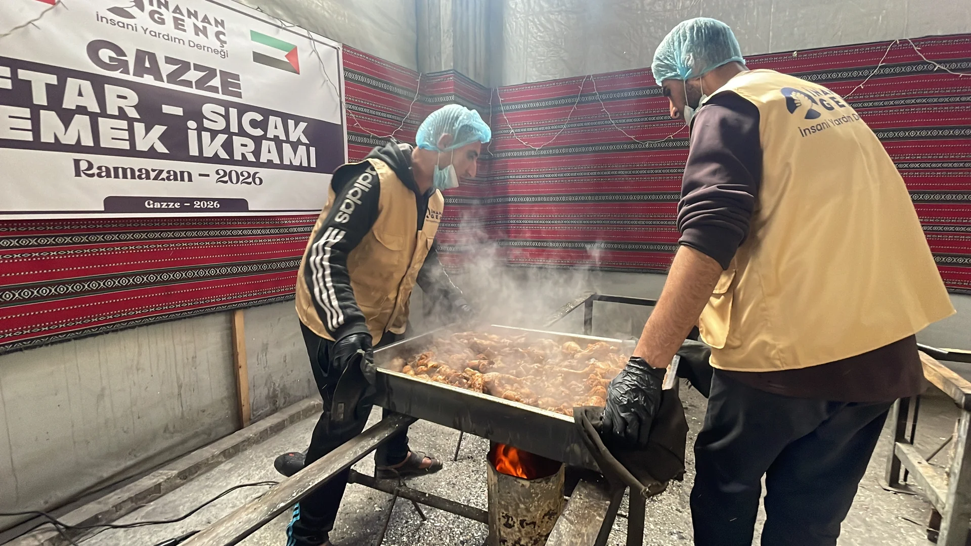 Gazze’de Sıcak Yemek Desteğimiz